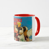 Mug Couverture de bande dessinée de robot de science-f (Devant droit)