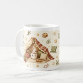 Mug Couverture de Fort de Chocolat Chaud Hygge Cosy Mu (Devant gauche)