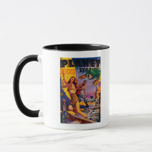 Mug Couverture de magazine d'histoires de planète 5