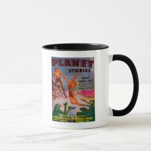 Mug Couverture de magazine d'histoires de planète 8