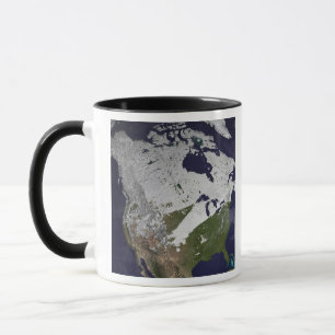 Mug Couverture de neige d'hiver dans l'hémisphère nord