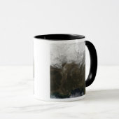 Mug Couverture de neige sur les Etats-Unis (Devant droit)