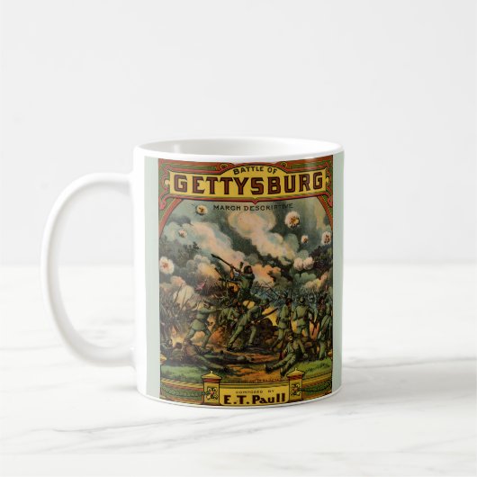 Mug Couverture musicale de la bataille de Gettysburg e (Gauche)