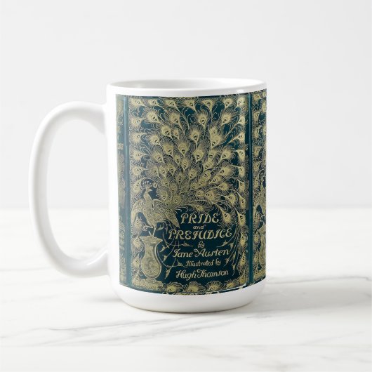 Mug Couverture Pride and Prejudice Paon (Gauche)