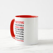 MUG COUVERTURE ROUGE (Devant gauche)