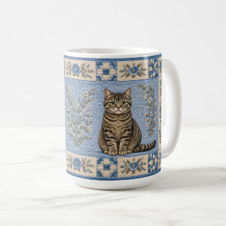 Mug Couvre-lit Chat Tigré Gris