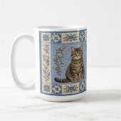 Mug Couvre-lit Chat Tigré Gris (Gauche)
