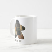 Mug Couvre-lit Patchwork d'Automne Douillet Meeple Jeu (Devant gauche)