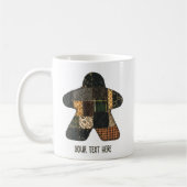 Mug Couvre-lit Patchwork d'Automne Douillet Meeple Jeu (Gauche)