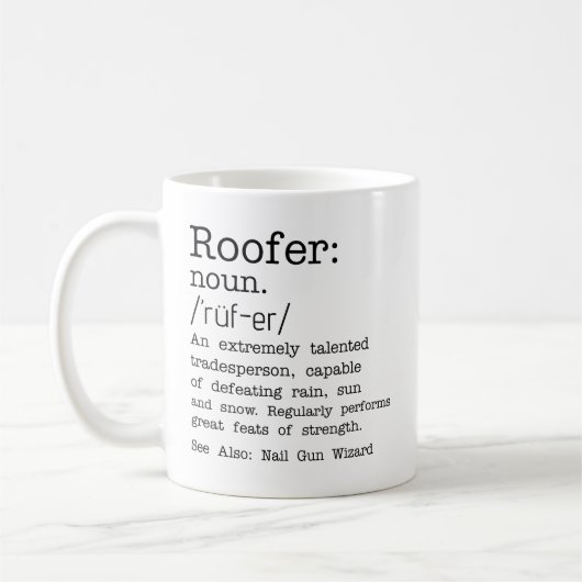 Mug Couvreur personnalisé (Gauche)
