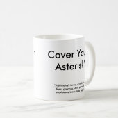 Mug Couvrez votre Asterisk* (Devant droit)