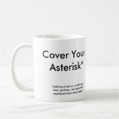 Mug Couvrez votre Asterisk* (Gauche)