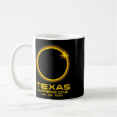 Mug Cove Texas Tx Total Solar Eclipse 2024 (Gauche)