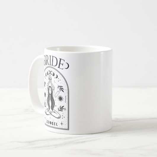 Mug Coven de mariée sorcière Tarot céleste gothique cé (Devant gauche)