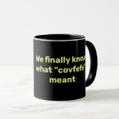 Mug Covfefe (icône coronavirus) (Devant droit)