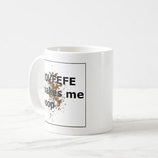 Mug COVFEFE me fait la dunette (Devant gauche)