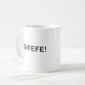 MUG COVFEFE TRUMP TWEET DIFFICILE (Devant gauche)