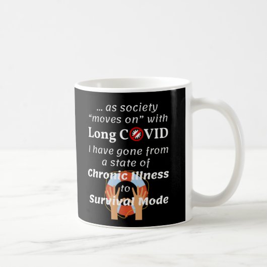 Mug COVID long - Maladie chronique au mode de survie (Droite)