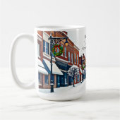 Mug Covington, VA Édition Hiver Saisonnière Salutation (Gauche)