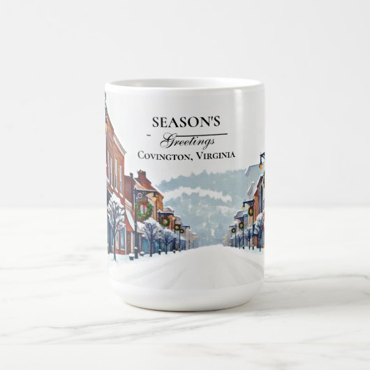Mug Covington, VA Winter Edition Season's Greeting  (Centre)