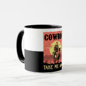 Mug Cow-boy (Devant gauche)