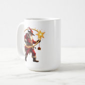 Mug Cow-boy Santa au Lasso Tournoyant (Devant gauche)