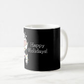 Mug Cow Cheerful Christmas Winter Animals (Devant droit)