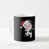 Mug Cow Cheerful Christmas Winter Animals (Devant gauche)