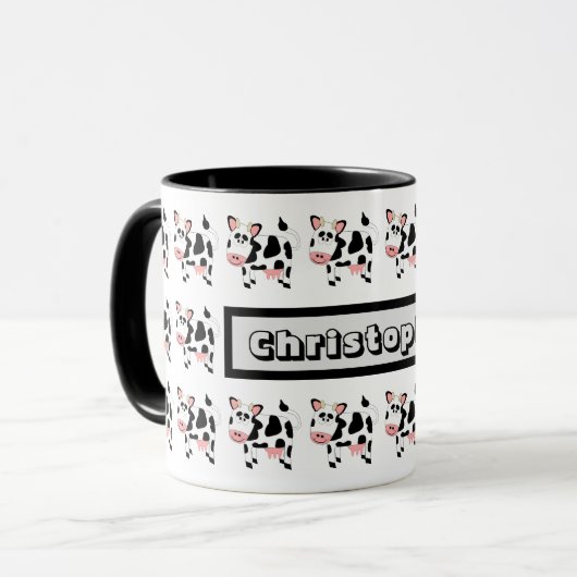Mug Cow Design (Devant gauche)