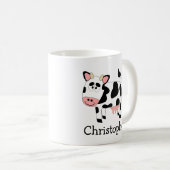 Mug Cow Design Personalised (Devant droit)