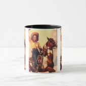Mug Cow-girl sur son cheval (Centre)