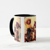 Mug Cow-girl sur son cheval (Devant gauche)
