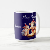 Mug cow, lamb, pig and chicken (Devant droit)