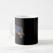 Mug Cow Silhouette Tygraphy Phrases Heifer Fun Chris T (Devant gauche)