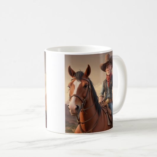 Mug Cowboy (Devant droit)
