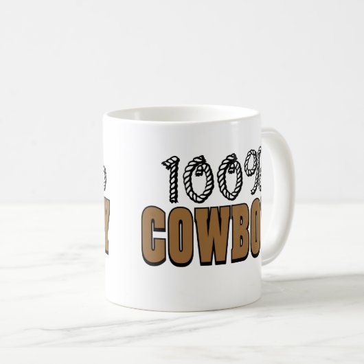 Mug Cowboy 100% (Devant droit)