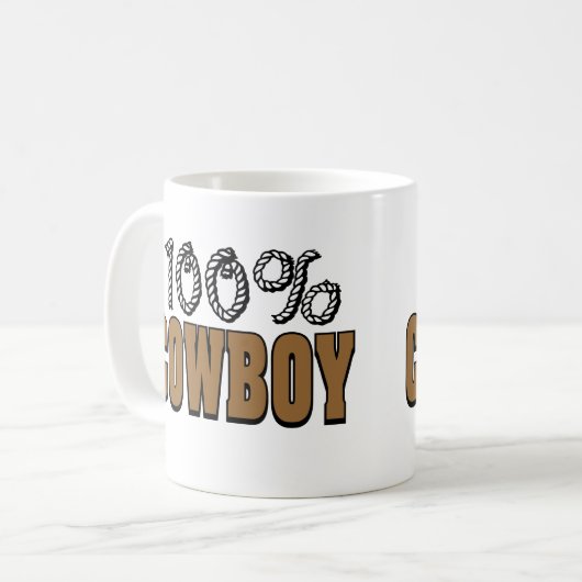 Mug Cowboy 100% (Devant gauche)