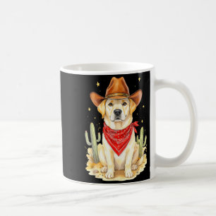 Mug Cowboy Chien Labrador Retriever Occidental Llabrad
