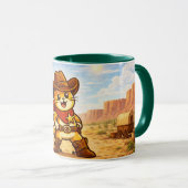 Mug Cowboy Cliff - Moustaches à travers le temps (Devant droit)