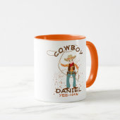 Mug Cowboy cool avec lasso anniversaire de enfant Part (Devant droit)