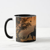 Mug Cowboy Country Western Riding Horse (Gauche)