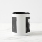 Mug Cowboy dans une porte avec des chevaux (Centre)