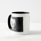Mug Cowboy dans une porte avec des chevaux (Devant gauche)