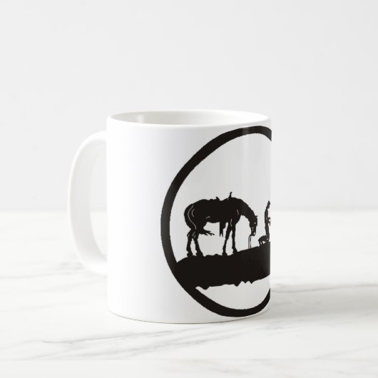 Mug cowboy de prière (Devant gauche)