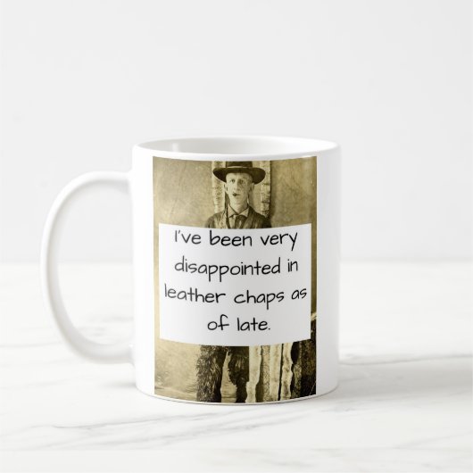 Mug Cowboy drôle (Gauche)