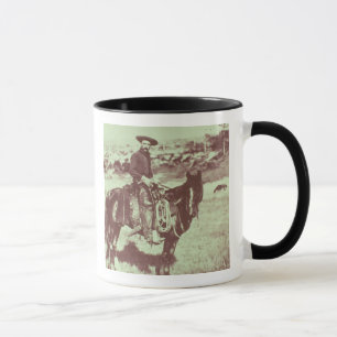 Mug Cowboy du Montana, c.1880 (photo de b/w)