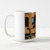 Mug Cowboy et cheval dans l'ouest sauvage, USA (Gauche)