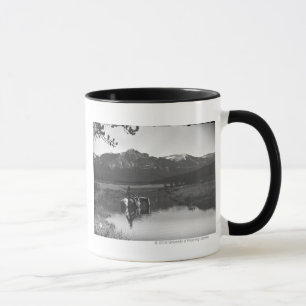 Mug Cowboy et cheval dans un étang