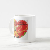 Mug Cowboy Hog Saint-Valentin Vintage (Devant gauche)
