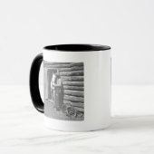 Mug Cowboy lisant une lettre (Devant gauche)